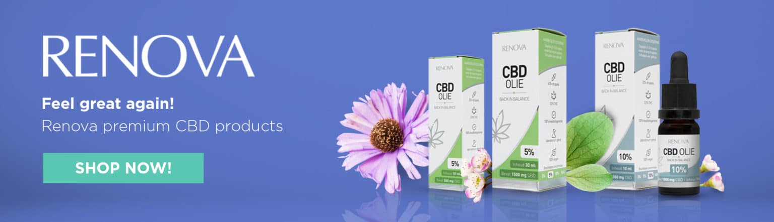 Renova CBD-Produkte zum Verkauf.