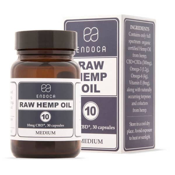 Endoca CBD Kapseln 3% (30 Stück) 10ml.