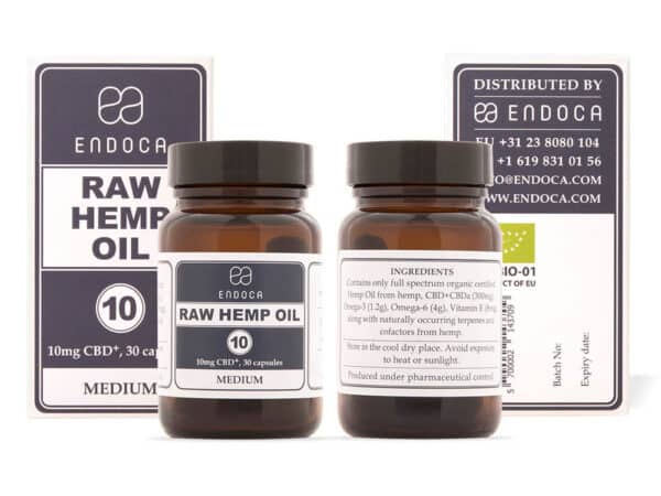 Endoca CBD Kapseln 3% (30 Stück) 10ml.